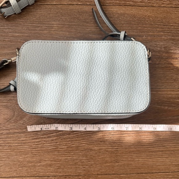 baby blue leather crossbody bag - Picture 5 of 7